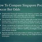 singapore pools soccer bet